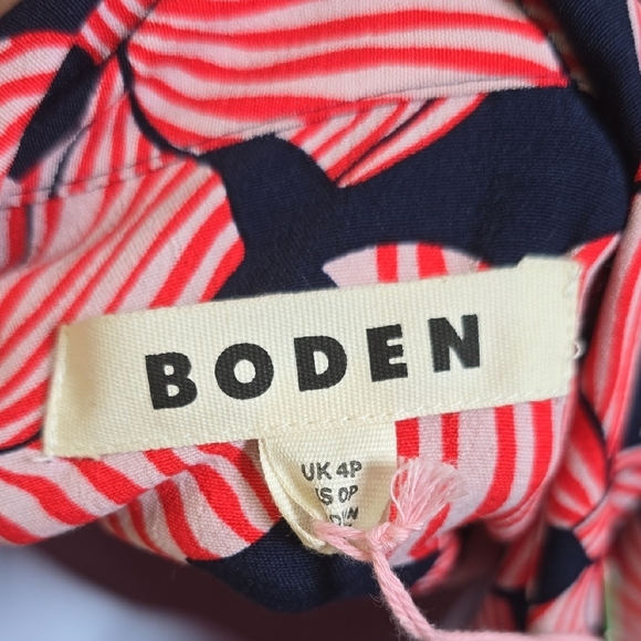 Boden Kate Midi Shirt  Long Sleeve Buttoned Dress Size 0P NwT - Picture 8 of 12